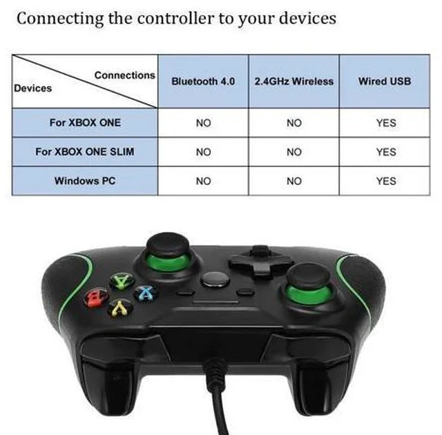 Alt view image 5 of 7 - Wired Controller For Xbox One Video Game JoyStick Mando For Microsoft Xbox One Slim Gamepad Controle Joypad For Windows PC