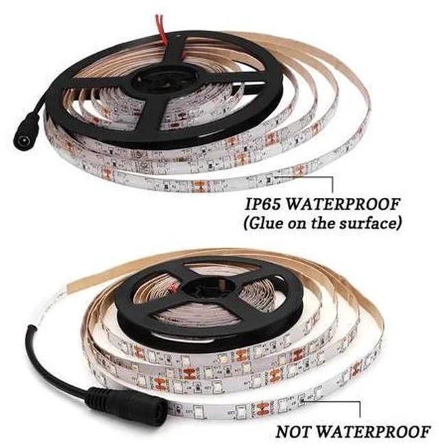 Alt view image 2 of 7 - 5M UV Light Strip Flexible LED Strip Light UV Purple Light Strip LED 3528smd Waterproof IP65/Not-waterproof DC12V With DC head