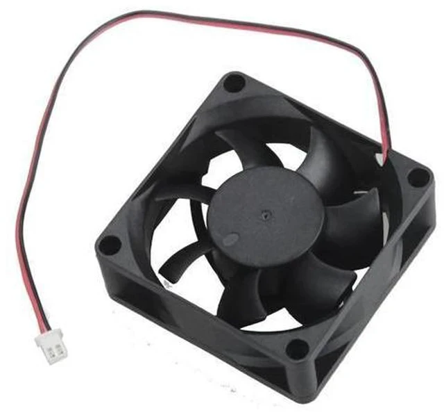 Alt view image 5 of 5 - 2Pcs/Lot 70MM 7CM 7025 DC 12V 24V 2Pin 3 Pin Computer CPU Cooler Cooling Fan 70x70x25mm