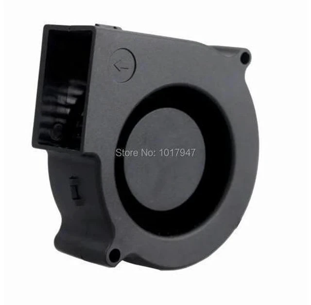 Alt view image 4 of 5 - 1Pieces 75mm 5V USB 75x30mm 7530s Heatsink Radiator Brushless DC Cooler Cooling Exhaust Blower Fan