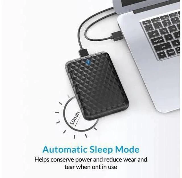 Alt view image 3 of 5 - 2.5 inch HDD Case SATA to USB 3.0 HDD Enclosure External HD Case for 7-9.5mm HDD SSD Disk Case Hard Drive Box Support UASP