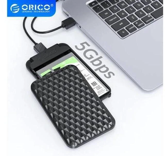 Alt view image 5 of 5 - 2.5 inch HDD Case SATA to USB 3.0 HDD Enclosure External HD Case for 7-9.5mm HDD SSD Disk Case Hard Drive Box Support UASP