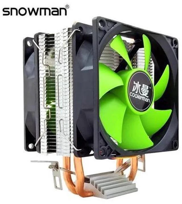 Main image of CPU Cooler 2 Heat Pipes 4 Pin PWM 90mm Intel LGA 775 1150 1151 1155 1366 CPU Cooling Fan AM2 AM3 AMD Quiet PC Heat Sink