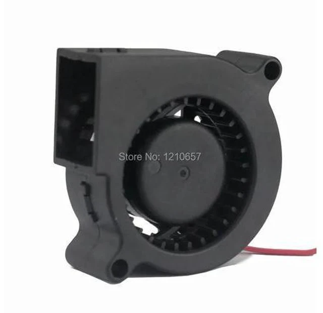 Alt view image 4 of 5 - 2Pcs/Lot 5020 Blower DC 5V 12V 24V Centrifugal Turbine Fan 50mm x 20mm 5cm 2Pin Cooling Cooler