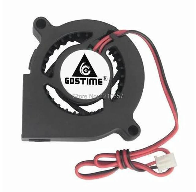 Alt view image 5 of 5 - 2Pcs/Lot 5020 Blower DC 5V 12V 24V Centrifugal Turbine Fan 50mm x 20mm 5cm 2Pin Cooling Cooler