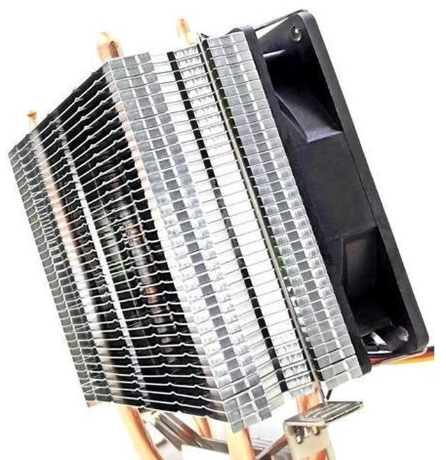 Alt view image 3 of 7 - CPU Cooler 2 Heat Pipes 4 Pin PWM 90mm Intel LGA 775 1150 1151 1155 1366 CPU Cooling Fan AM2 AM3 AMD Quiet PC Heat Sink