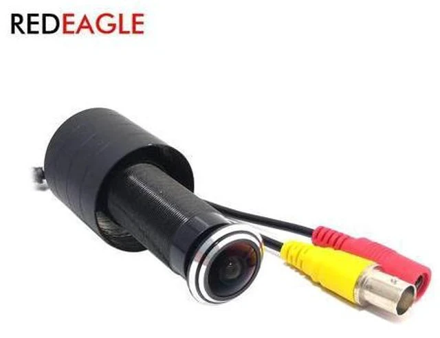 Alt view image 5 of 5 - Wired Door Hole Peephole Security Camera CVBS Analog Video Surveillance Camera Wide Angle Fish Eye Lens