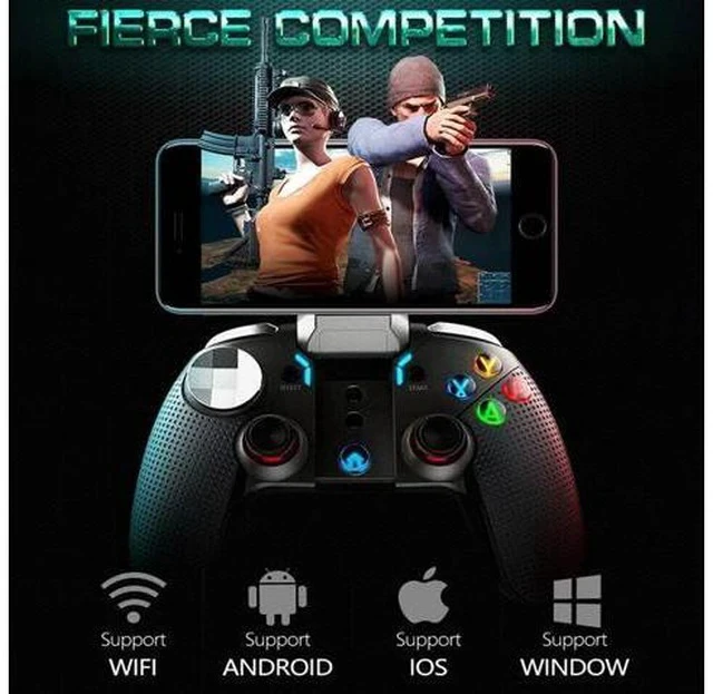 Alt view image 2 of 5 - PG 9099 Wireless Gamepad Android Phone for Ps3 Controller Bluetooth Joystick Gaming P3 Dual Motor Vibration Turbo Game Pad