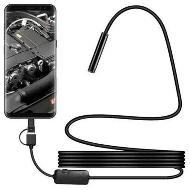 Alt view image 2 of 5 - 3-in-1 Endoscope Camera 2/3.5/5/10M 1200P HD Waterproof IP68 USB handheld Video Inspection Camera for Phone for Android