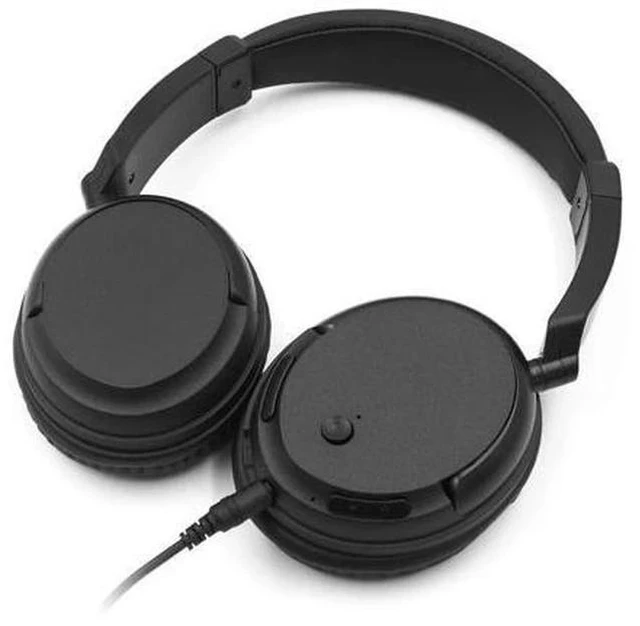 Alt view image 2 of 5 - Headphones Music Earphones Receiver AUX Transmitter 3.5mm & RCA Wired Headset w/ Mic Support FM Radio For TV PC Phones