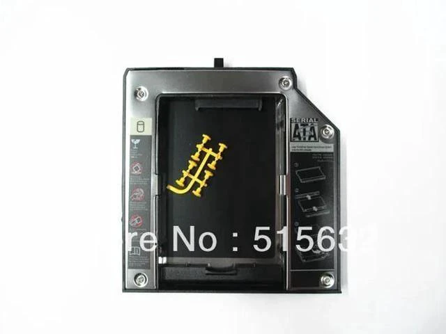 Main image of 12.7mm 2nd SATA HDD SSD Hard Drive Bay Caddy for Thinkpad T420 T430 W530 T530
