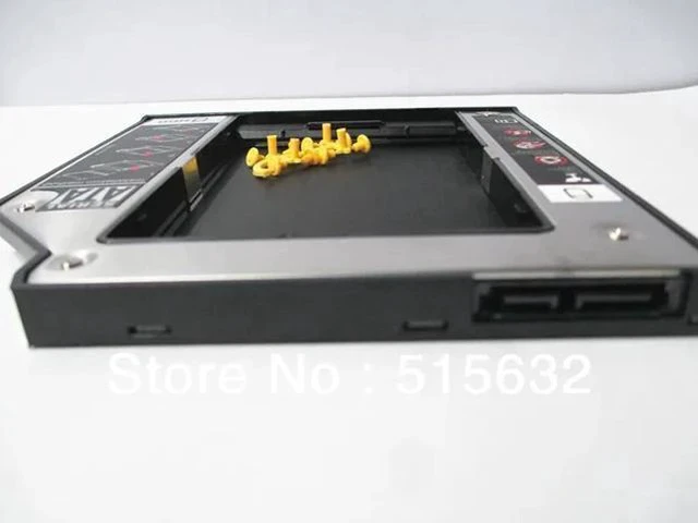 Alt view image 3 of 4 - 12.7mm 2nd SATA HDD SSD Hard Drive Bay Caddy for Thinkpad T420 T430 W530 T530
