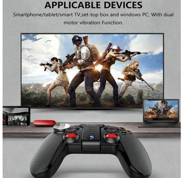 Alt view image 3 of 5 - PG 9099 Wireless Gamepad Android Phone for Ps3 Controller Bluetooth Joystick Gaming P3 Dual Motor Vibration Turbo Game Pad