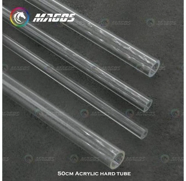 Alt view image 3 of 5 - Acrylic Tube Water Cooling kit Hard Pipe OD 8mm 10mm 12mm 14mm 16mm 18mm 20mm PC Case, PMMA Organic glass tube 50cm