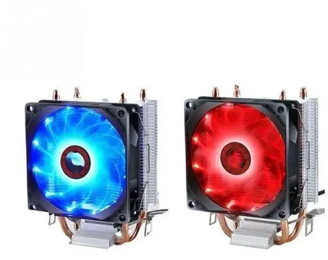 Alt view image 3 of 5 - Heat Pipe CPU Cooler Silent Radiator Universal Hydraulic Bearing Aluminum Professional Desktop Computer Easy Install Fan