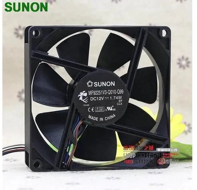 Main image of For Sunon 9225 12V MF92251V3-Q010-Q99 92*92*25MM 12V 1.74W 4 line heat sink fan