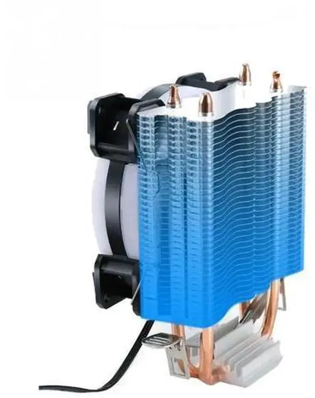 Alt view image 5 of 5 - Heat Pipe CPU Cooler Silent Radiator Universal Hydraulic Bearing Aluminum Professional Desktop Computer Easy Install Fan