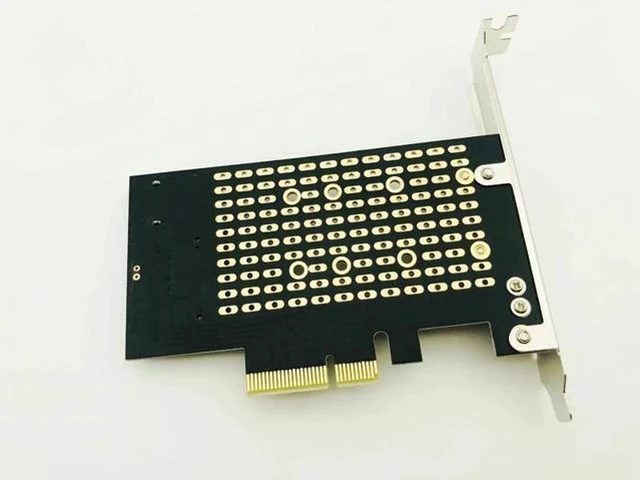 Alt view image 4 of 5 - NVMe SSD NGFF TO PCIE X4 Adapter M Key B Key Dual Interface Card Support PCI Express 3.0 2230 2242 2260 2280 Size M2 SSD NEW
