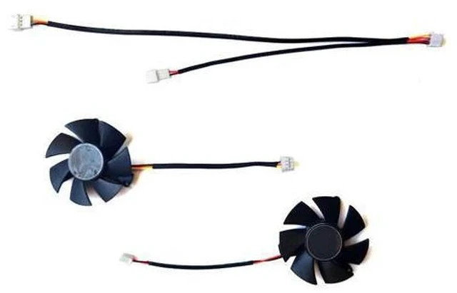 Alt view image 2 of 3 - 47MM 2PIN 3PIN FS1250-S2053A FS1250-A1042A6FL,For Gigabyte Geforce GTX 1650 D6 OC Low profile 4G Graphics card cooling fan