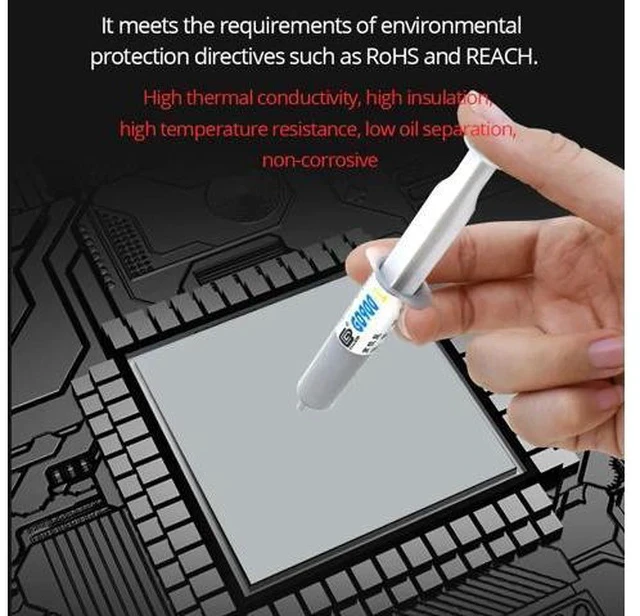 Alt view image 2 of 5 - Thermal Paste 30G 900 1 Heatsink Plaster Processor Water Cooling Cooler CPU Thermal Grease VGA Compound Heatsink