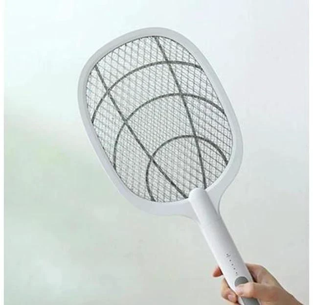 Alt view image 4 of 5 - 3000V Electric Mosquito Swatter Killer Racket 1200mAh USB Rechargeable With UV Lamp Mosquito Insect Fly Kill Trap Bug Zapper