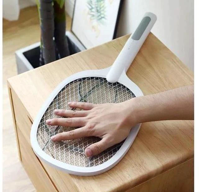 Alt view image 5 of 5 - 3000V Electric Mosquito Swatter Killer Racket 1200mAh USB Rechargeable With UV Lamp Mosquito Insect Fly Kill Trap Bug Zapper