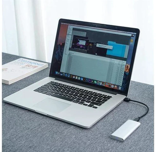 Alt view image 2 of 3 - M2G-U3 Aluminum Alloy M.2 to Micro B High-speed SSD Enclosure USB3.0 5Gbps High Speed Hard Drive Docking Station