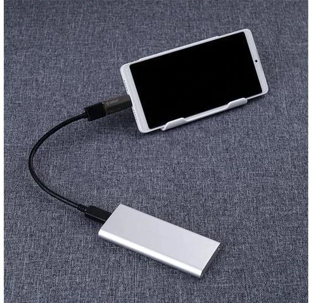 Alt view image 3 of 3 - M2G-U3 Aluminum Alloy M.2 to Micro B High-speed SSD Enclosure USB3.0 5Gbps High Speed Hard Drive Docking Station