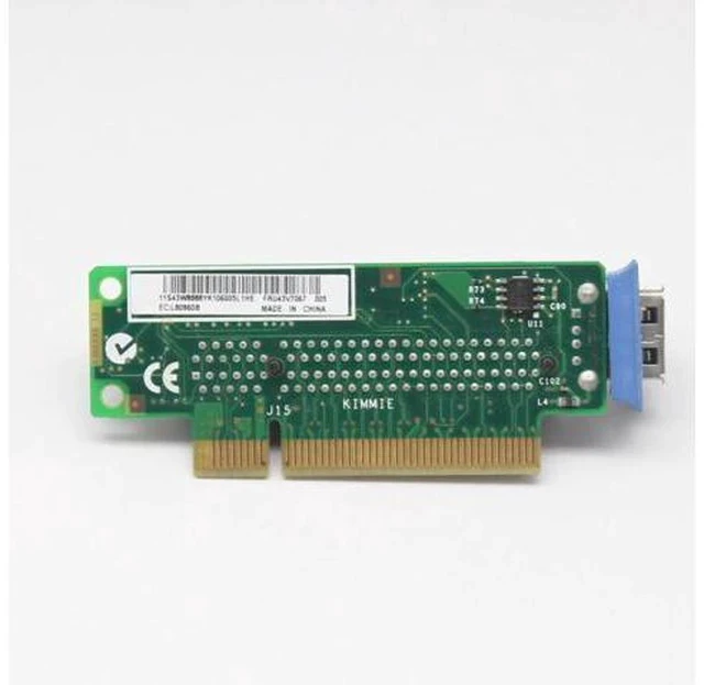 Alt view image 2 of 5 - 43V7067 FOR IBM X3550 X3650 M2 M3 SAS SATA Riser Card w/ USB Reader
