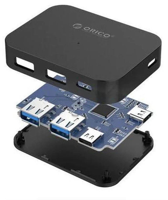 Alt view image 5 of 7 - High Speed USB Type-C HUB USB3.1 5Gbps USB Splitter Adapter OTG Adapter for PC Laptop Notebook Desktop Accessories