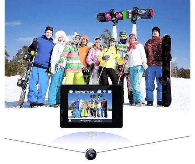 Alt view image 4 of 7 - Camera HD Wifi Sports Action Camera DV Aerial Camcorder Monitor with Waterproof Shell for Indoor Outdoor GDeals