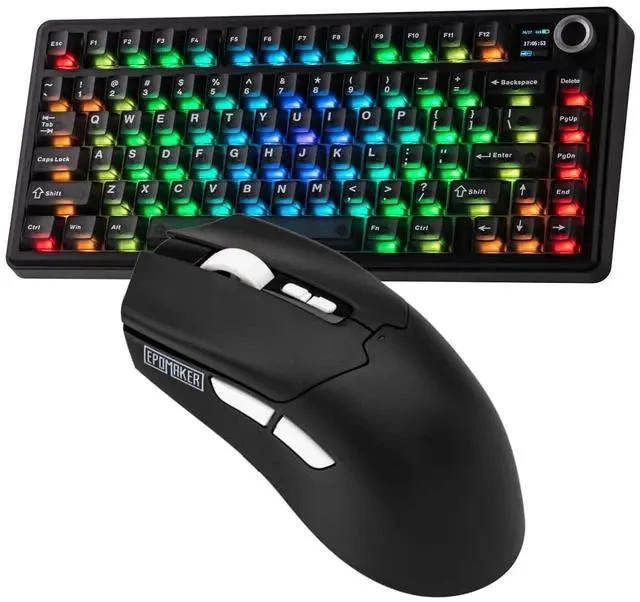 Main image of X Aula F75 MAX Wireless Mechanical Keyboard with TFT Screen and Knob+Click Lite Wireless Gaming Mouse
