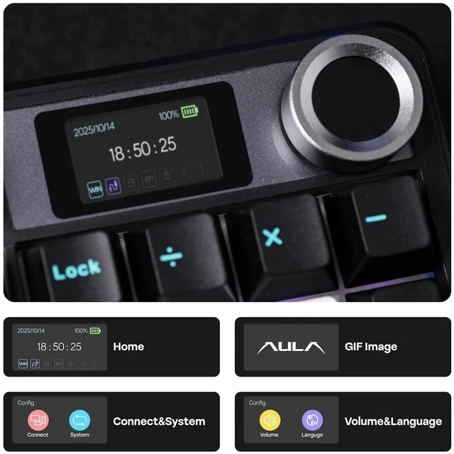 Alt view image 4 of 7 - F108 PRO Wireless Gaming Keyboard+Click Lite Wireless Gaming Mouse