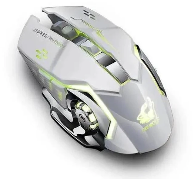 Main image of 2.4G Wireless Silent Gamer Mouse LED Backlit USB Optical Ergonomic Rechargeable Gaming Mouse for PC Notebook Gamer Mouse