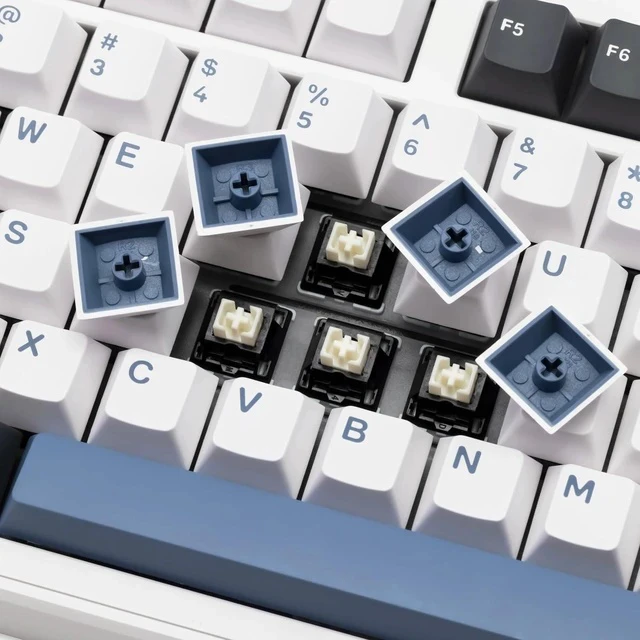 Alt view image 5 of 6 - Impact80 Tri-Mode Wireless Mechanical Keyboard,USB-C Wired, Hot-Swappable 87 Keys Gasket Mount, RGB Light Bar, 8000mAh Battery, QMK/VIA Compatible RS8 Keyboard for Windows/Mac (Standard Mist)