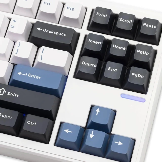 Alt view image 4 of 6 - Impact80 Tri-Mode Wireless Mechanical Keyboard,USB-C Wired, Hot-Swappable 87 Keys Gasket Mount, RGB Light Bar, 8000mAh Battery, QMK/VIA Compatible RS8 Keyboard for Windows/Mac (Standard Mist)