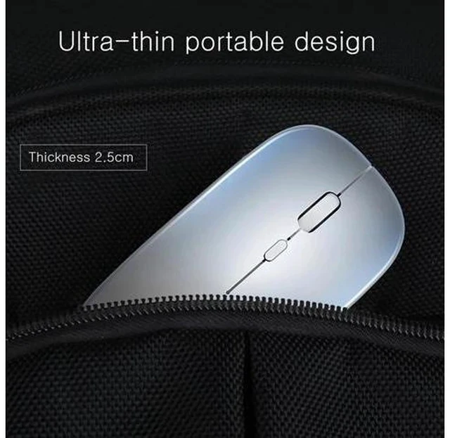 Alt view image 5 of 5 - Mouse Rechargeable Silent Mouse 2.4GHz USB Optical Ergonomic Mice LED Backlight Game Gaming Mouse For PC Laptop Gamer