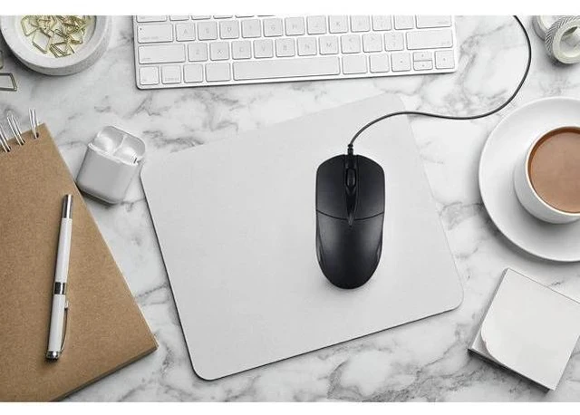 Alt view image 4 of 7 - 10 PCS Black Wired Computer Mouse Bulk USB 1000 DPI 3 Button Corded Mouse with Home Office Noiseless Simple USB Mouse for Computer Laptop Desktop PC