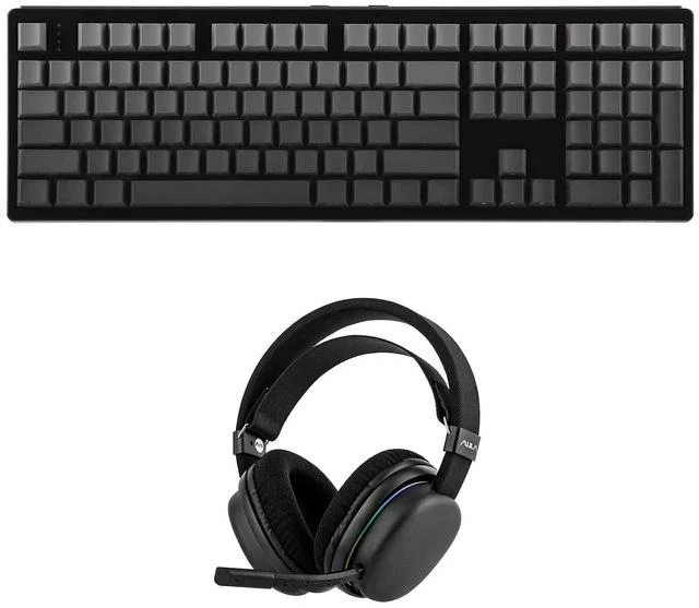 Main image of EPOMAKER TH108 Full Size Mechanical Keyboard with Aula G7 Gaming Headset