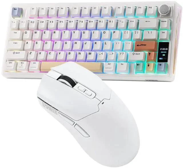 Main image of TH80 V2 PRO Wireless Gaming Keyboard with Screen&Knob+Click Gaming Mouse Wireless 2.4Ghz/BT/Type-C
