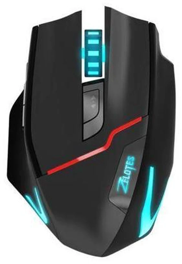 Alt view image 2 of 5 - F-18 Dual-mode Gaming Mouse 3200DPI Wireless Adjustable DPI LED Light 7 Color Change Computer Mouse Gamer 0208#3