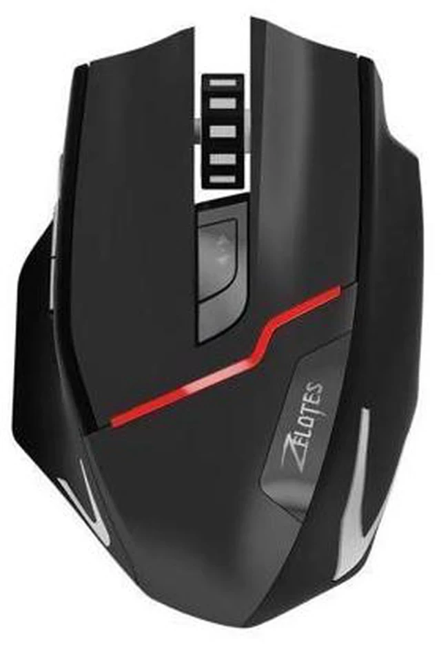 Alt view image 5 of 5 - F-18 Dual-mode Gaming Mouse 3200DPI Wireless Adjustable DPI LED Light 7 Color Change Computer Mouse Gamer 0208#3
