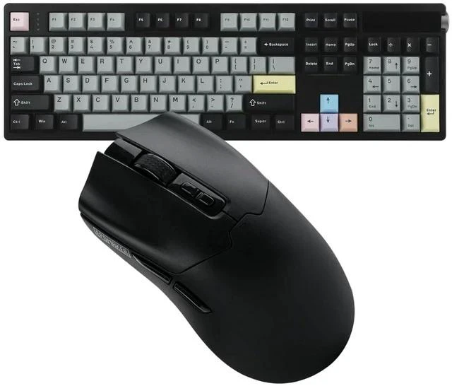 Main image of TH108 PRO Full Size Mechanical Keyboard with Screen & Knob+Click Gaming Mouse Wireless 2.4Ghz/BT/Type-C