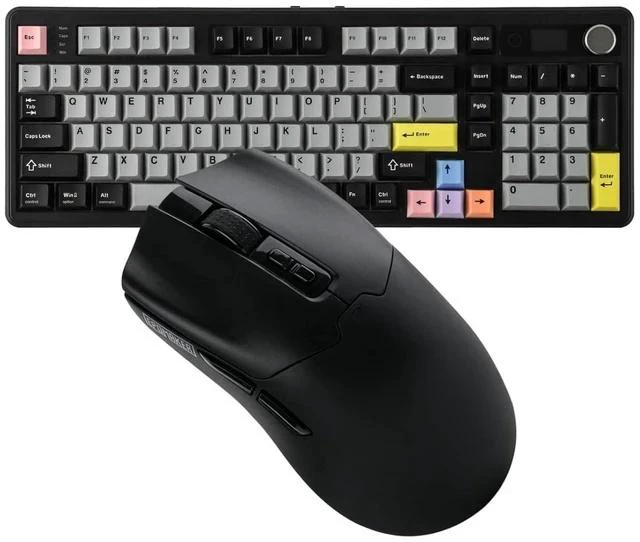Main image of TH99 PRO 96% Mechanical Keyboard with Screen & Knob+Click Gaming Mouse Wireless 2.4Ghz/BT/Type-C