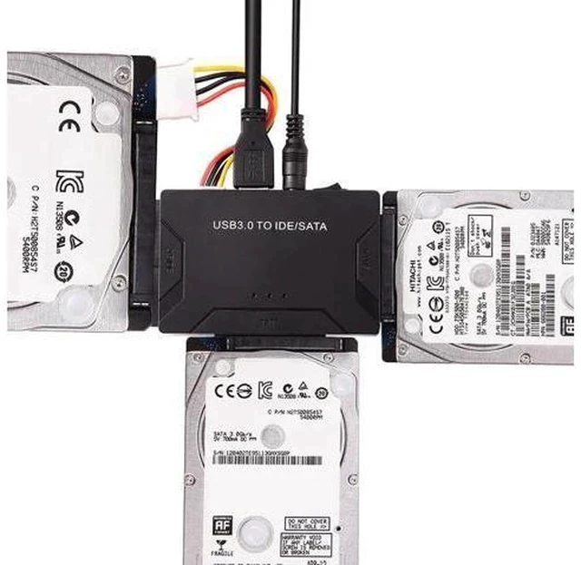 Alt view image 5 of 7 - To USB IDE Adapter USB 3.0 2.5 3.5 Inch Hard Disk Drive HDD SSD USB Converter IDE To USB Adapter Cable