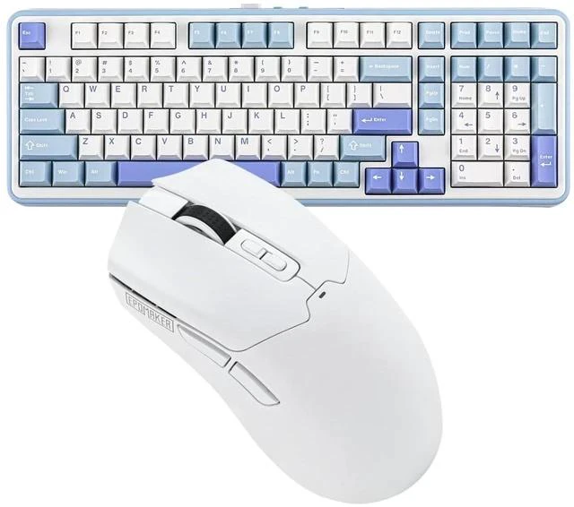 Main image of TH99 Tri-Mode Wireless Mechanical Keyboard with 8000mAh Battery+Click Gaming Mouse Wireless 2.4Ghz/BT/Type-C