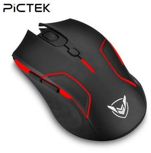 Main image of PC280 Gaming Mouse Customizable RGB Backlight Wireless Mice with 6 Programmable Button Up to 10000DPI for PC Gamer Laptop