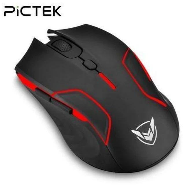 Alt view image 6 of 7 - PC280 Gaming Mouse Customizable RGB Backlight Wireless Mice with 6 Programmable Button Up to 10000DPI for PC Gamer Laptop