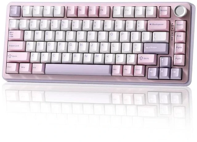 Main image of B75 PRO Wireless Mechanical Keyboard,75% Layout with Knob,Hot Swap Gasket Custom Structure,Creamy Pr