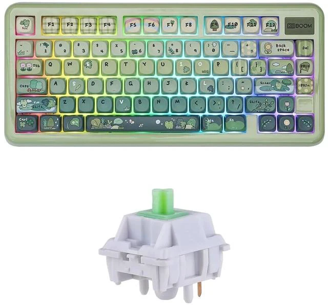 Main image of Phantom81 Lite 75% Gasket Mechanical Keyboard with Flick Linear Mechanical Switch Set
